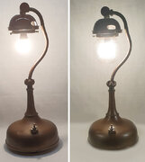 Lumiere Noel fringe table lamp lit mantle x.jpg