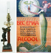 Bec EMKA with Printemps statue lamp with EMKA ad.jpg