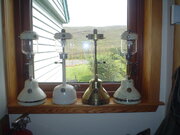 FOUR BIALADDIN TABLE LAMPS.JPG