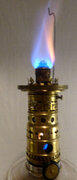 Auer burner pilot and Bunsen flames.jpg